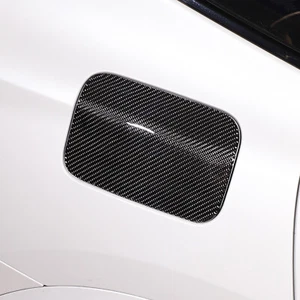 Soft Carbon Fiber Car Fuel Oil Tank Gas Cap Cover For BMW X3 G01 X4 G02 18-22 - Picture 1 of 10