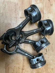 4x BMW E90 E91 E85 2.0i N46 PISTON + CONNECTING ROD PISTONS SET 7562451 7589533 - Picture 1 of 3