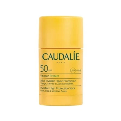 CAUDALIE  Face & Lip Sunscreen CLEAR STICK Sunblock NON COMODOGENIC SPF 50, 15g - Image 1 of 4