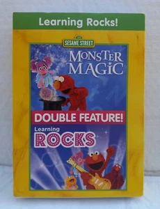 Sesame Street Elmo Double Feature Monster Magic Learning Rocks DVD New Sealed  - Picture 1 of 2