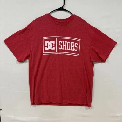 Camiseta gráfica DC Shoes para hombre XL roja con logotipo de skateboarding Foto 1 de 4
