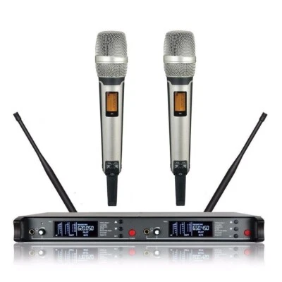 UHF Dual Cordless Mic Set for Sennheiser Digital 9000 Wireless Microphone System - Image 1 of 2