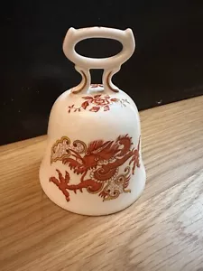 Rangoon Red Dragon China – Bell with Ring Handle - Picture 1 of 5