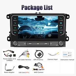 Autorradio 7" Android 14 4+64G Carplay RDS GPS para VW GOLF 5 6 PASSAT B6 Polo - Imagen 1 de 20