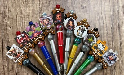 Deportes! bolígrafos con cuentas. ¡Adorable fútbol! Regalos. Diario. Adolescente. Cesta. coleccionar. Foto 1 de 4