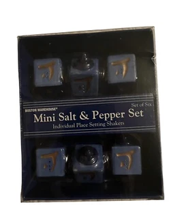 MINI SET SHAKER SALE E PEPE - HANNUNKAH - MOLTO BELLO DA COLLEZIONARE - Foto 1 di 2