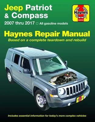 PATRIOT COMPASS 07-17 Revue Technique Haynes JEEP Anglais Etat - NEUVE PORT Red - Photo 1/2