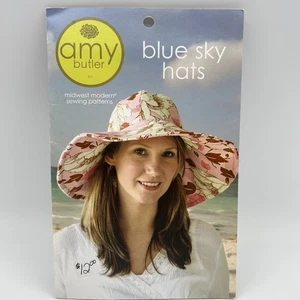 Patrón de Costura Amy Butler - Sombreros Cielo Azul, Sombrero para el Sol y Gorra Calavera, Nuevo - Imagen 1 de 4