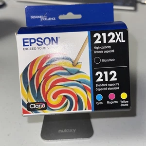 Epson T212XL-BCS Tintenpatrone Schwarz Cyan Magenta Gelb # 212XL 212 8/2027 - Bild 1 von 3