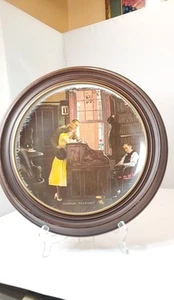 Vintage 1976 Norman Rockwell's "The Marriage License" Decorative Plate By Gorham - Picture 1 of 6