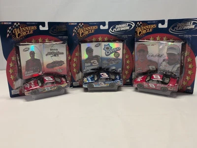 Dale Earnhardt Jr #8 Winners Circle Double Platinum 1:43 Die Cast Lot Of 3 NIP - Image 1 of 4