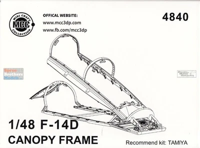 MCC48040 1:48 Mini Craft Collection F-14D Tomcat Canopy Frame (TAM kit) - Image 1 of 4
