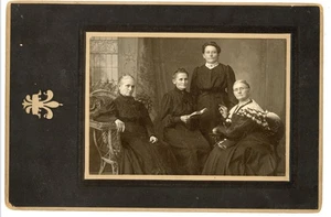Frauen Oma Bouck antike Kabinettkarte Foto Winchester & Chesterville Ontario - Bild 1 von 3