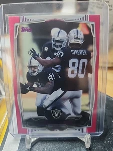 2004 Topps Team Leader Pink Oakland Raiders 288/499 Rod Streater - Bild 1 von 3