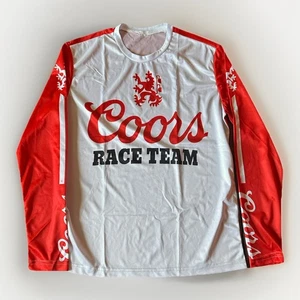 Coors Classic Race Team  Beer CYCLING Jersey Cycling Long Sleeve  Sleeve Sz Lrg - Picture 1 of 2