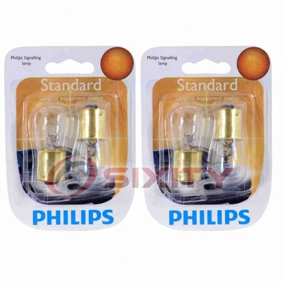 2 pc Philips Map Light Bulbs for Lincoln Continental Mark IV Mark V re - Image 1 of 4