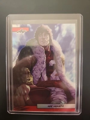 Joe Namath 2024 Leaf Anime Nation серия 2 красная версия Jets Alabama Jets /25 - Изображение 1 из 4