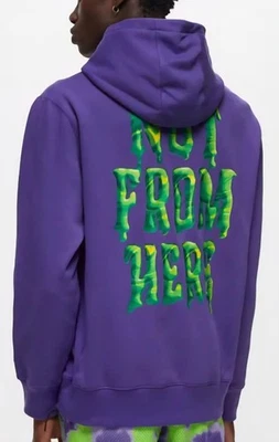 $90... Sudadera con capucha polar púrpura PUMA Melo x Toxic talla XXL. 622893 01. Foto 1 de 4