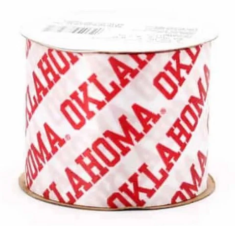 Oklahoma Sooners Ribbon - Licensed By Offray - Made In USA Cover