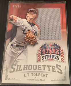 LT TOLBERT 2015 Panini Stars and Stripes Jumbo Swatch Silhouettes Jerseys #7/25