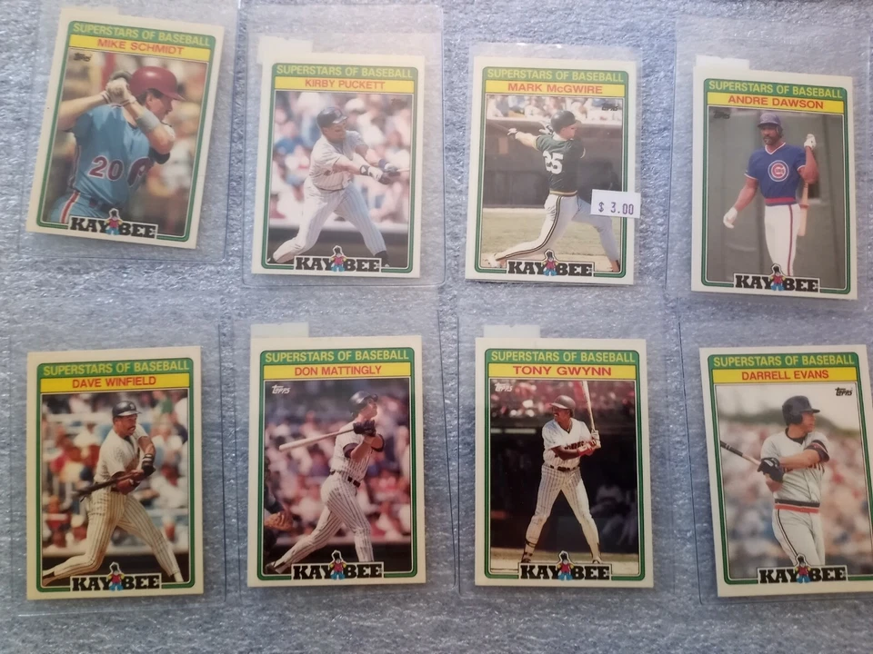 1988 Kaybee Baseball Singles -Pick From List - Image 1 of 1
