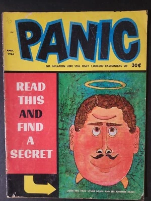 PANIC MAGAZINE #12 APR 1966  HUMOR AND SATIRE LOW PRINT RUN MAD COMPETITOR HTF - Image 1 of 4