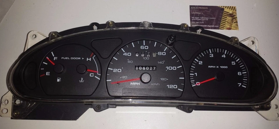 2000 Ford Taurus YF1F-10849-CD painel de instrumentos velocímetro mercúrio sable 106k - Imagem 1 de 3