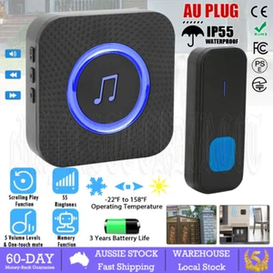 Gate Entry Door Bell Wireless Doorbell Sensors Alert Chime Alarm Security 300m - Picture 1 of 12