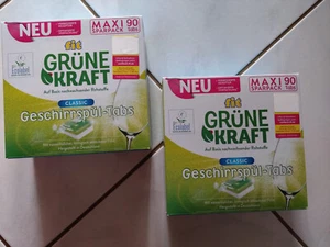 2 x 90 Geschirrspültabs Fit grüne Kraft Geschirrspülreiniger - Bild 1 von 1