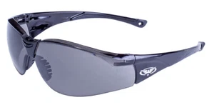 Global Vision Cruisin Smoke/Gray Safety Glasses Sunglasses Motorcycle Wrap Z87+ - Picture 1 of 3