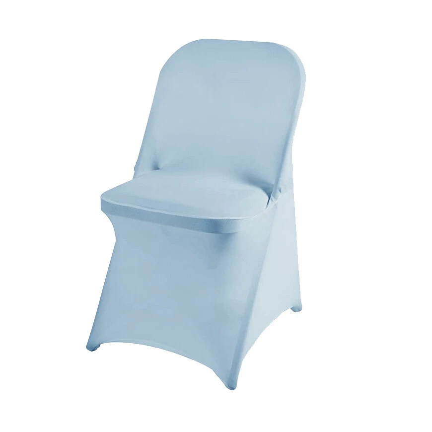 Funda Silla Plegable Spandex Boda Fiesta en 10/25/30/50/100 piezas Elige tu color Foto 1 de 1