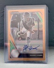 2021 Panini Prizm Draft Picks Seattle Mariners Harry Ford Neon Orange Auto 18/20