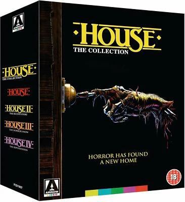 HOUSE The COLLECTION (1985-1991) BLU RAY 4 FILM 80'S HORROR REGION B New/Sealed - image 1 of 2