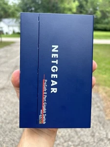 NETGEAR ProSafe GS108 8-Port Gigabit Desktop Ethernet Switch NO Power Supply - Picture 1 of 4