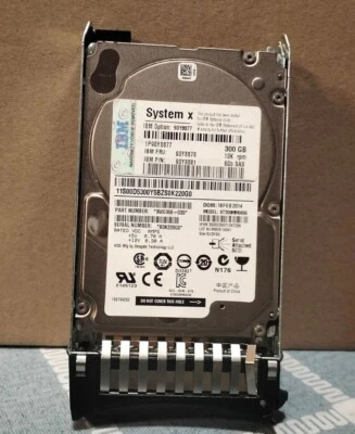 90Y8878 90Y8877 90Y8881 IBM 300GB 10K 6G G2 HOT SWAP SFF 2.5" SAS HARD DRIVE - Image 1 of 4