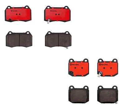 Juego de pastillas de freno delanteras y traseras Brembo cerámicas para Infiniti G35 Nissan 350Z Foto 1 de 4