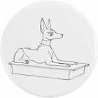 'Egyptian dog statue' Button Pin Badges (BB038495)