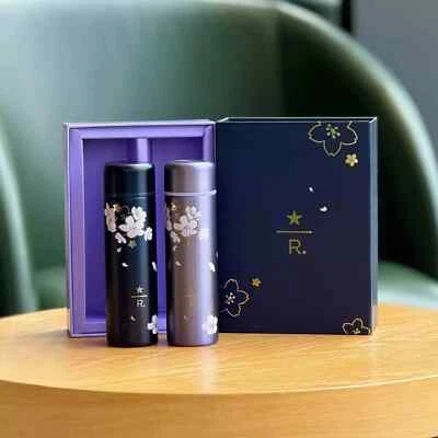 China Starbucks Reserve Night Sakura 2025 2 piezas 5 oz taza de vacío SS con caja de regalo Foto 1 de 4