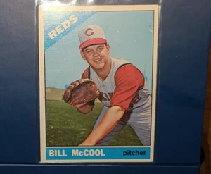 Tarjeta Topps 1966 #459 Bill Mccool Reds excelente - Imagen 1 de 2