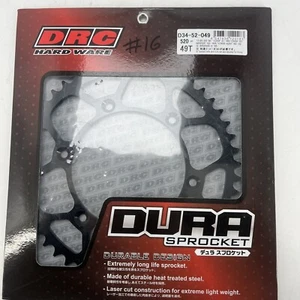 Pignone posteriore DRC DURA 49 denti da montare Yamaha Pt.no D34-52-049-520 #16 - Foto 1 di 6