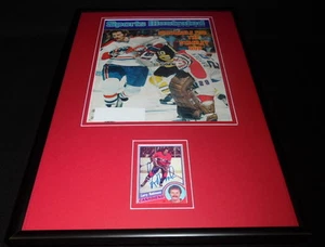 Larry Robinson Signed Framed 1978 Sports Illustrated Magazine Display Canadiens - Picture 1 of 2