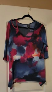 Clara Sun Woo Womens Top Petite Medium - Picture 1 of 3