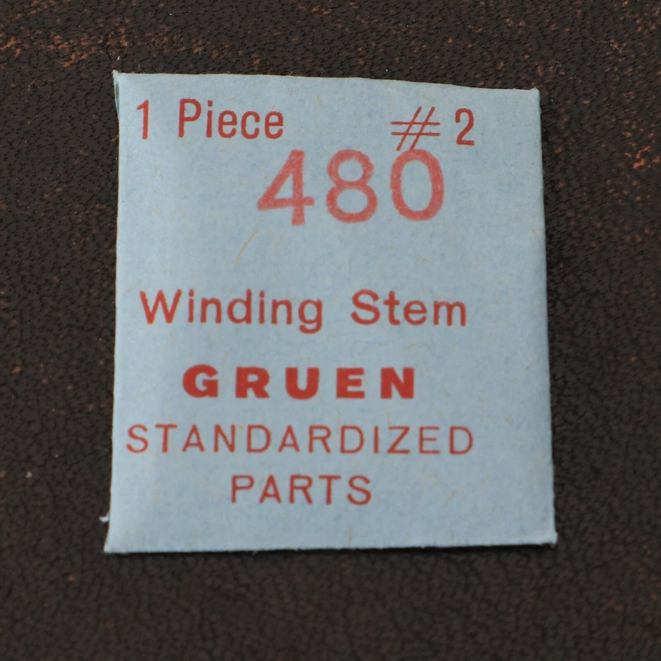 Reloj Gruen Vintage 480 480SS Movimiento Cuerda Vástago Original Sellado Parte (G9D7) Foto 1 de 1