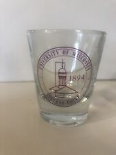 University of Wisconsin, Stevens Point shot glass, COMBINED SHIP $1 PER MULTIPLE