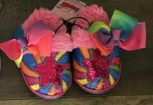Mädchen Hausschuhe Nickelodeon JoJo Siwa Regenbogen Stern 5/6 Neu mit Etikett - Bild 1 von 7