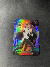 2022 Panini Select Desmond Ridder Black & Green Concourse Die-Cut Prizm RC #36