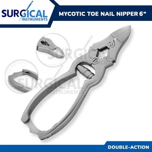 Mycotic Toe Nail Nipper 6" SHARP CONCAVE JAWS Dermatology Surgical German Grade - Picture 1 of 6