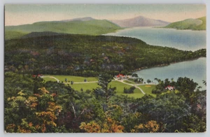 Postal New York Lake George Glenburnie Club - Imagen 1 de 3