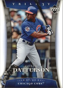 2005 Upper Deck Trilogy Baseball Card #20 Corey Patterson