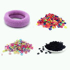 100 BOBBLES ASSORTED PACK OF COLOURS KIDS ELASTIC HAIR BANDS GREAT GIRLS TODDLER